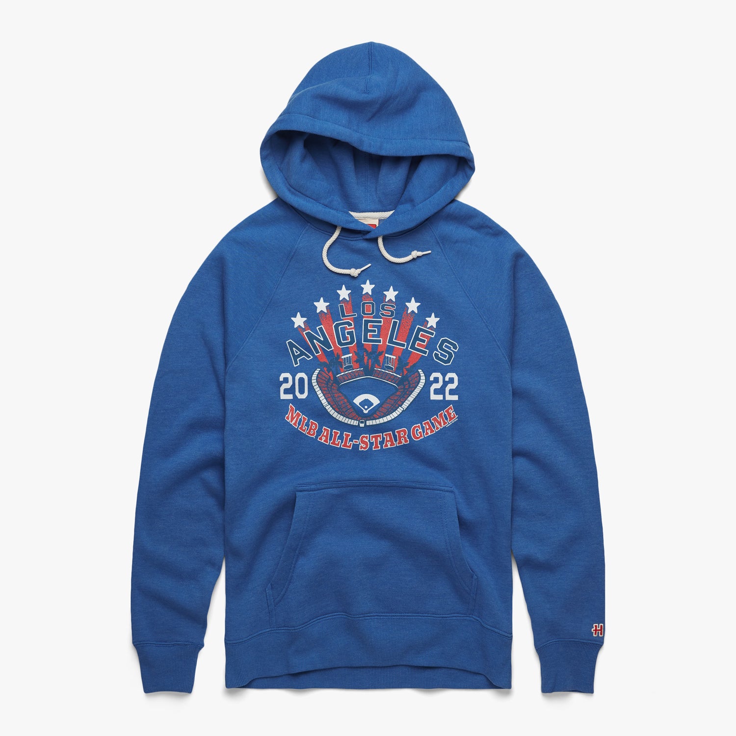 Chicago Cubs Hoodie from Homage. | Royal Blue | Vintage Apparel from Homage.