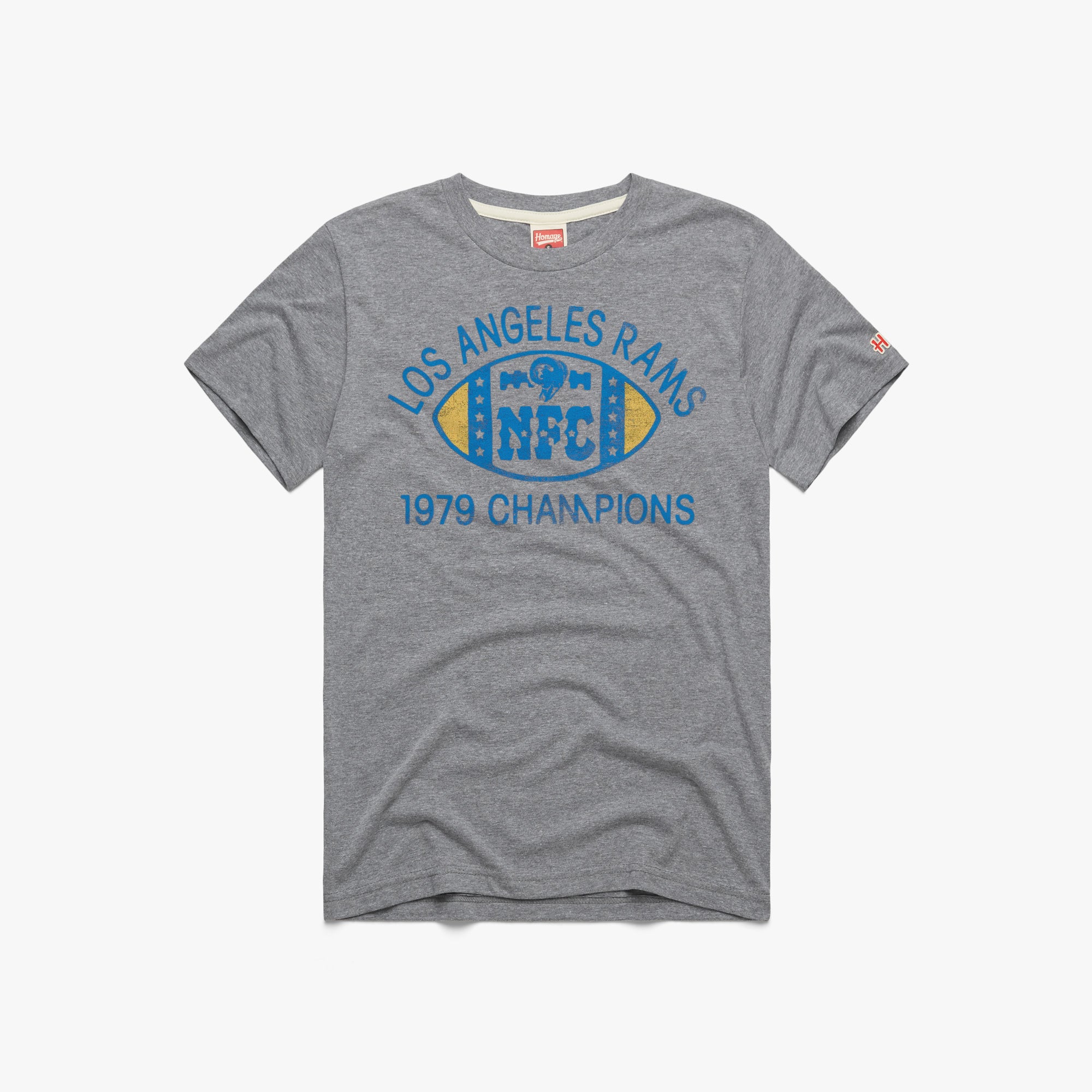 Los Angeles Rams 1979 NFC Champs T-Shirt from Homage. | Officially Licensed Vintage NFL Apparel from Homage Pro Shop.