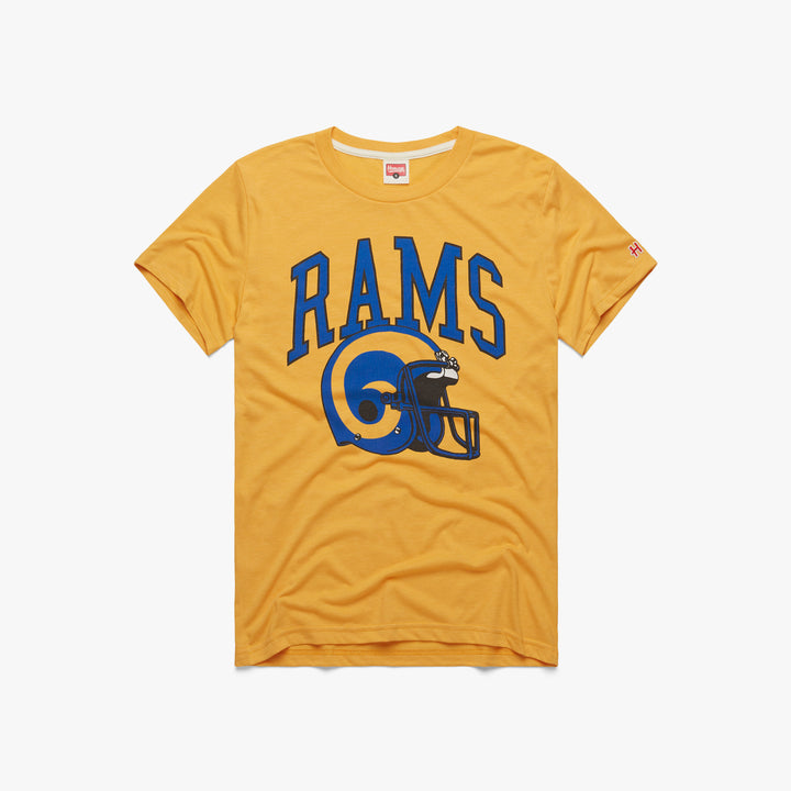 LA Rams Distressed Football Helmet Classic T-Shirt for Sale by