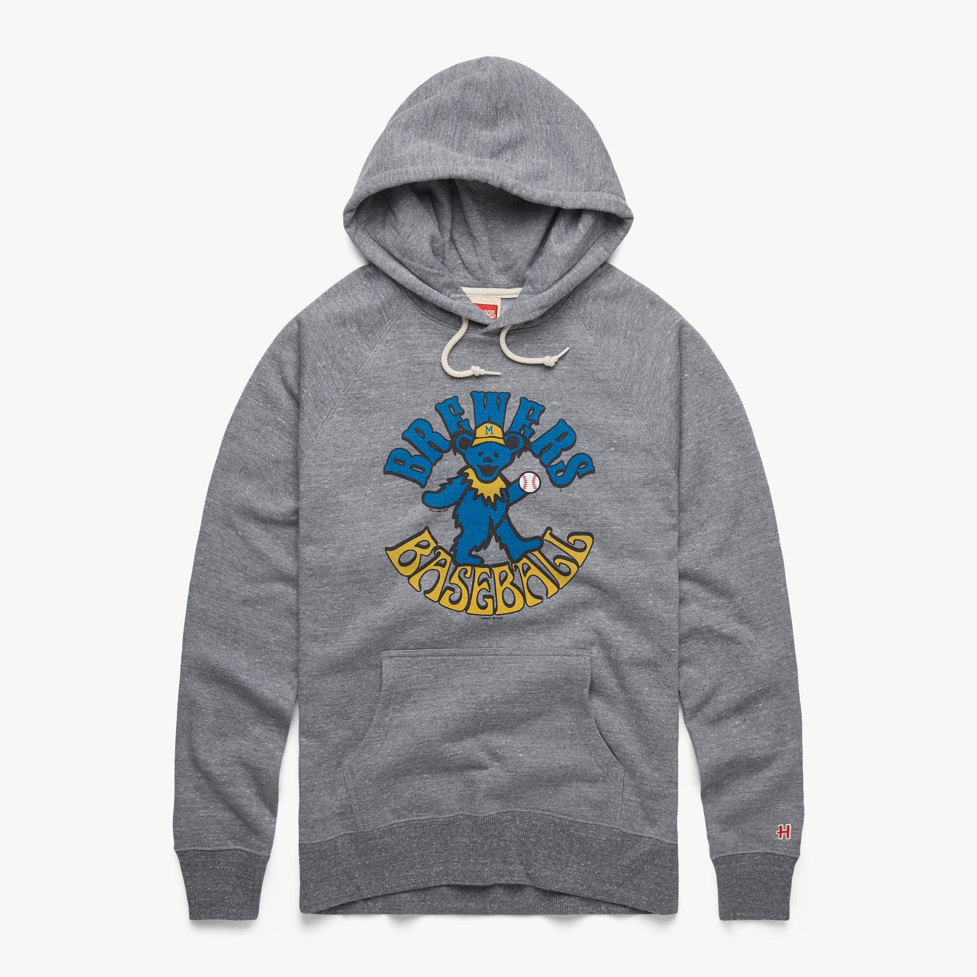 MLB x Grateful Dead x Cardinals Hoodie from Homage. | Red | Vintage Apparel from Homage.