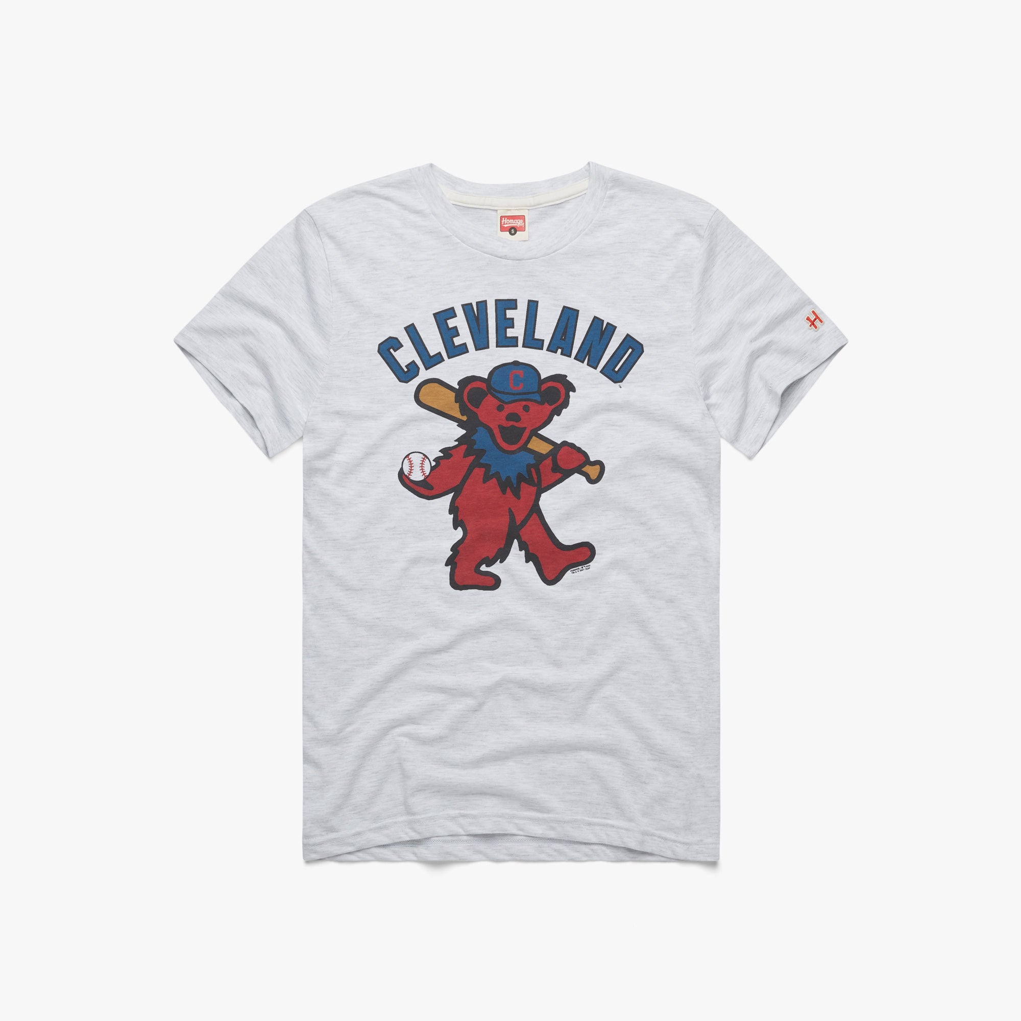 MLB x Grateful Dead x Cleveland Baseball  Retro Cleveland Baseball T-Shirt  – HOMAGE