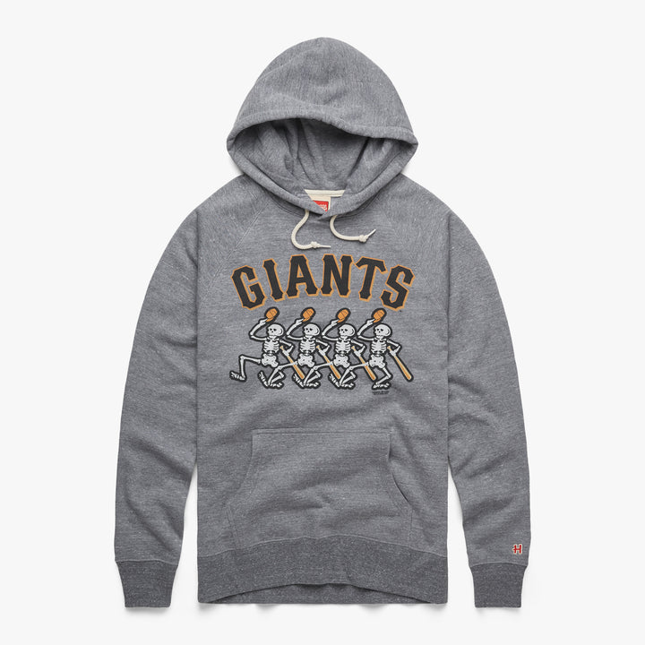 San Francisco Giants Interlock Logo Hoodie from Homage. | Orange | Vintage Apparel from Homage.