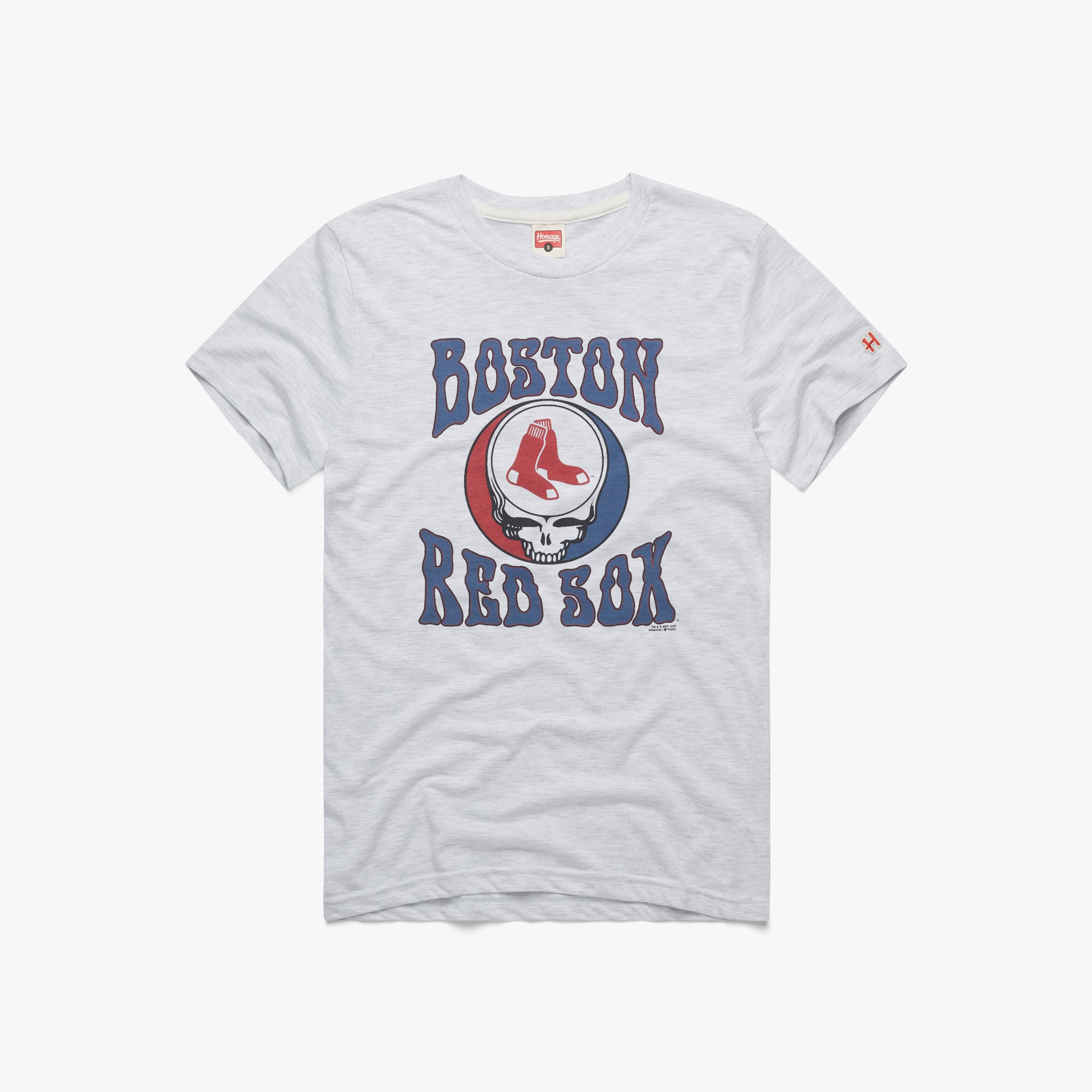 MLB x Grateful Dead x Cardinals T-Shirt from Homage. | Red | Vintage Apparel from Homage.