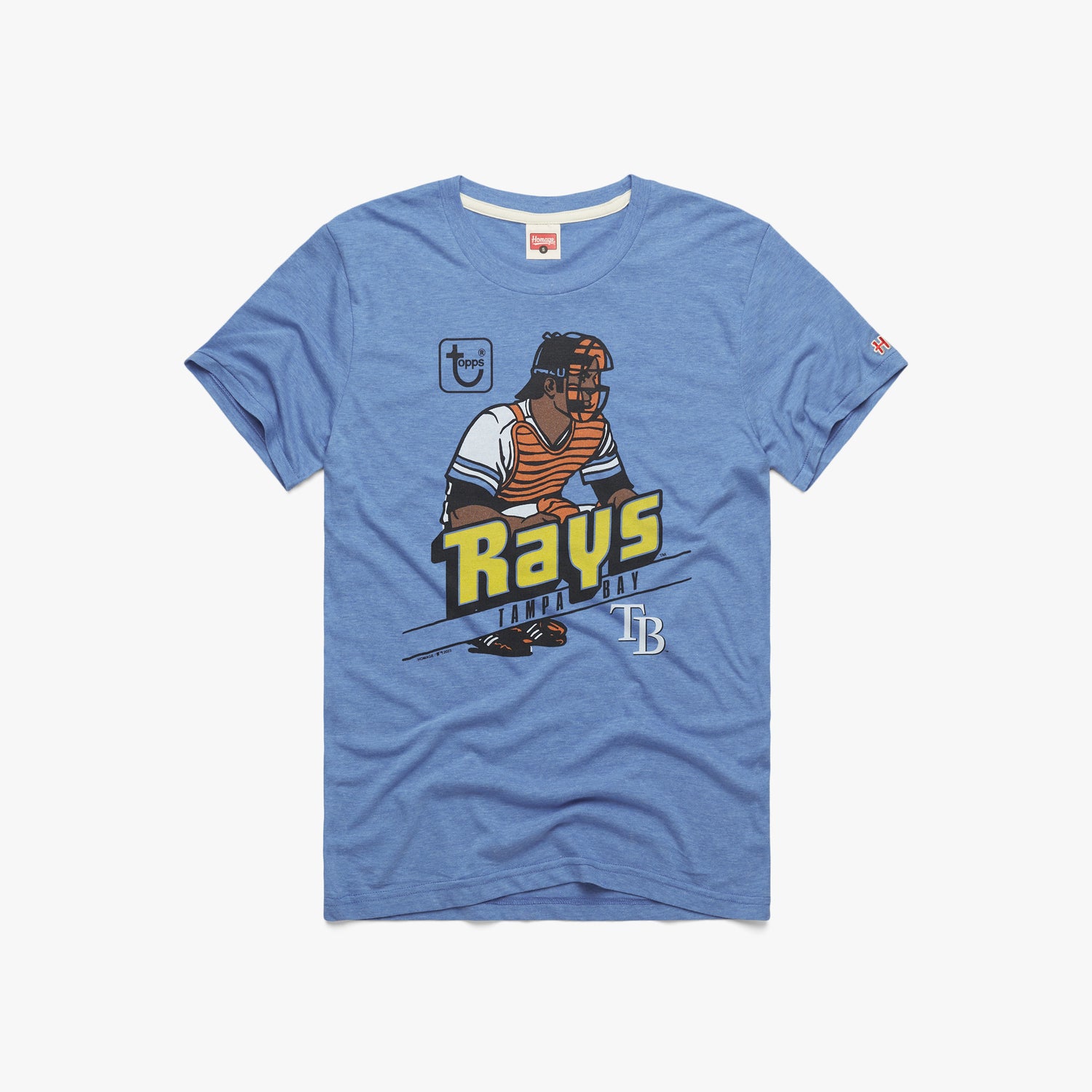 MLB x Topps Tampa Bay Rays  Retro Devil Rays Trading Card T-Shirt – HOMAGE