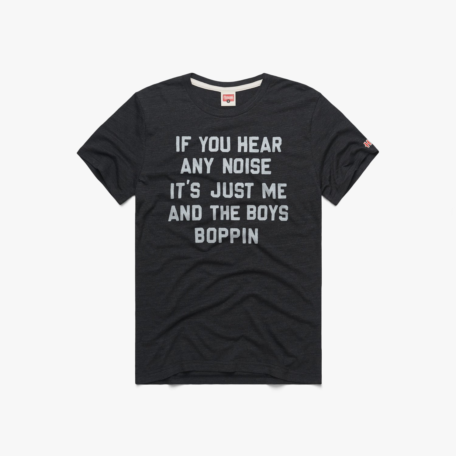 Me and The Boys Boppin T-Shirt from Homage. | Charcoal | Vintage Apparel from Homage.