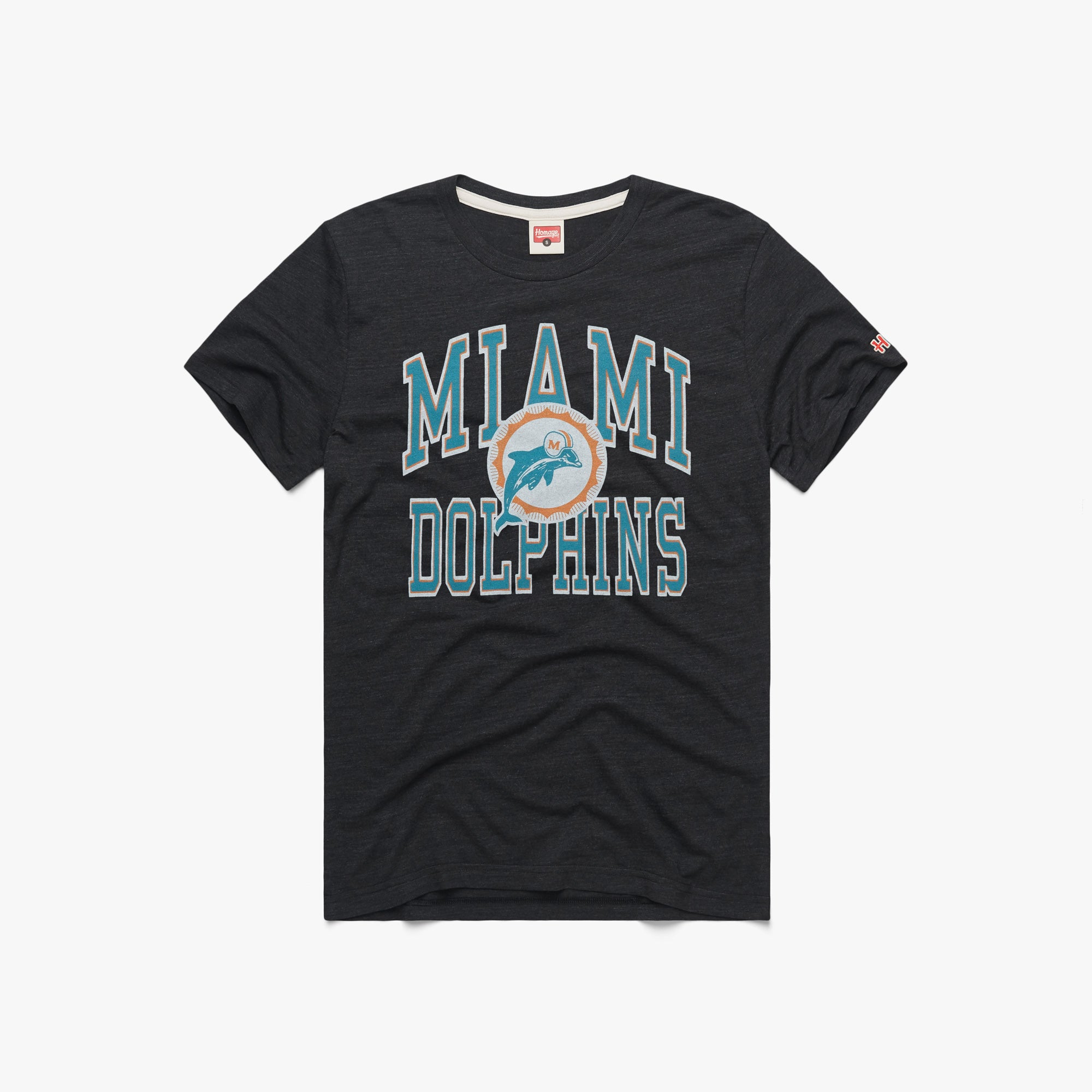 Miami Dolphins Arch  Retro Miami Dolphins T-Shirt – HOMAGE