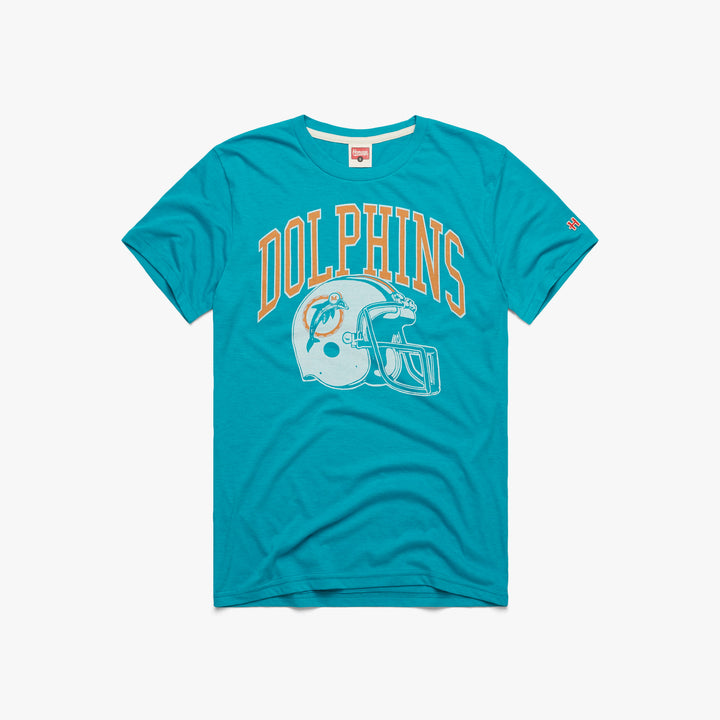 Miami Dolphins Color Splash T-Shirt from Homage. | Officially Licensed Vintage NFL Apparel from Homage Pro Shop.