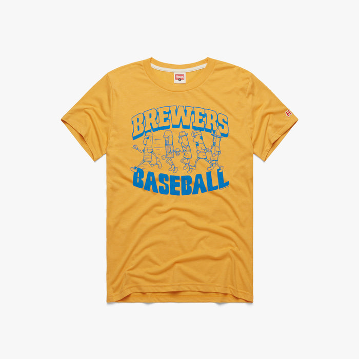 Milwaukee Brewers '78 T-Shirt from Homage. | Royal Blue | Vintage Apparel from Homage.