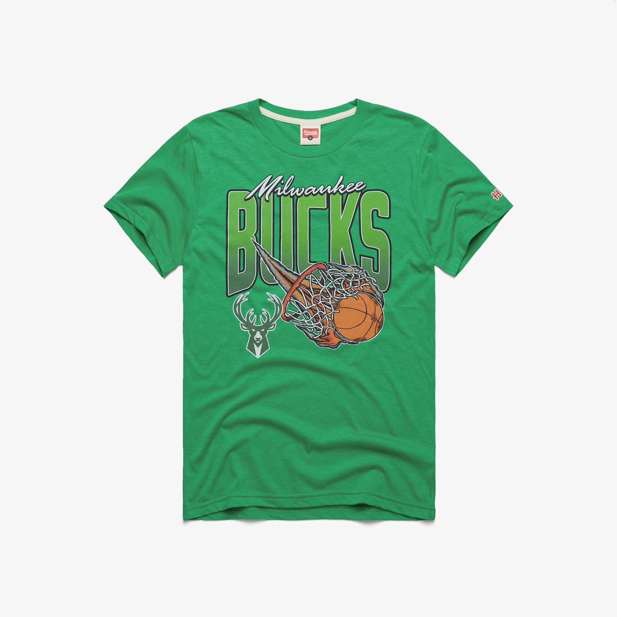Nike NBA Milwaukee Bucks Infant's T-Shirt Green EZ2B3SCRK-BCK