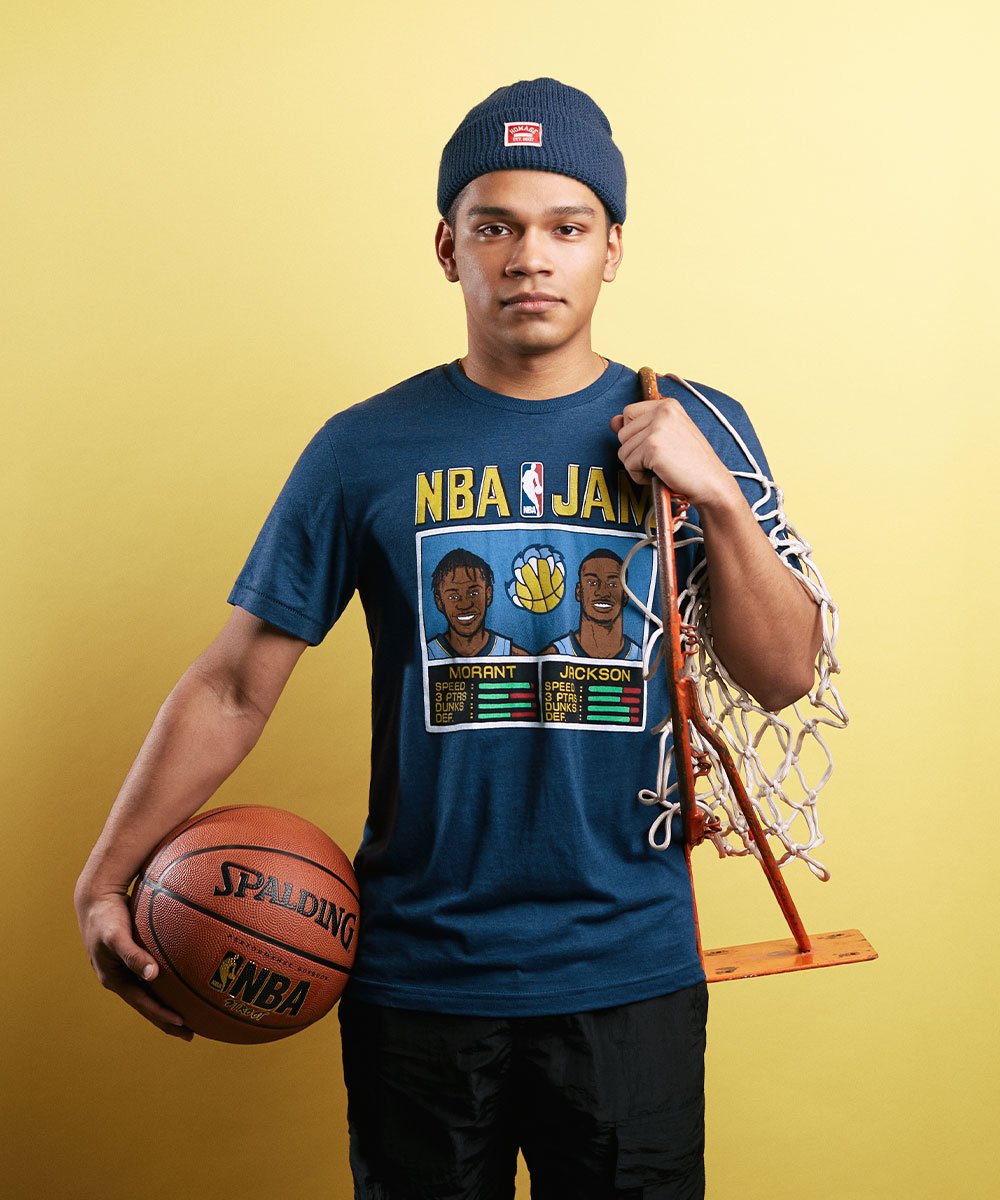 Ja Morant Dunk Memphis Grizzlies Basketball Shirt - Jolly Family Gifts