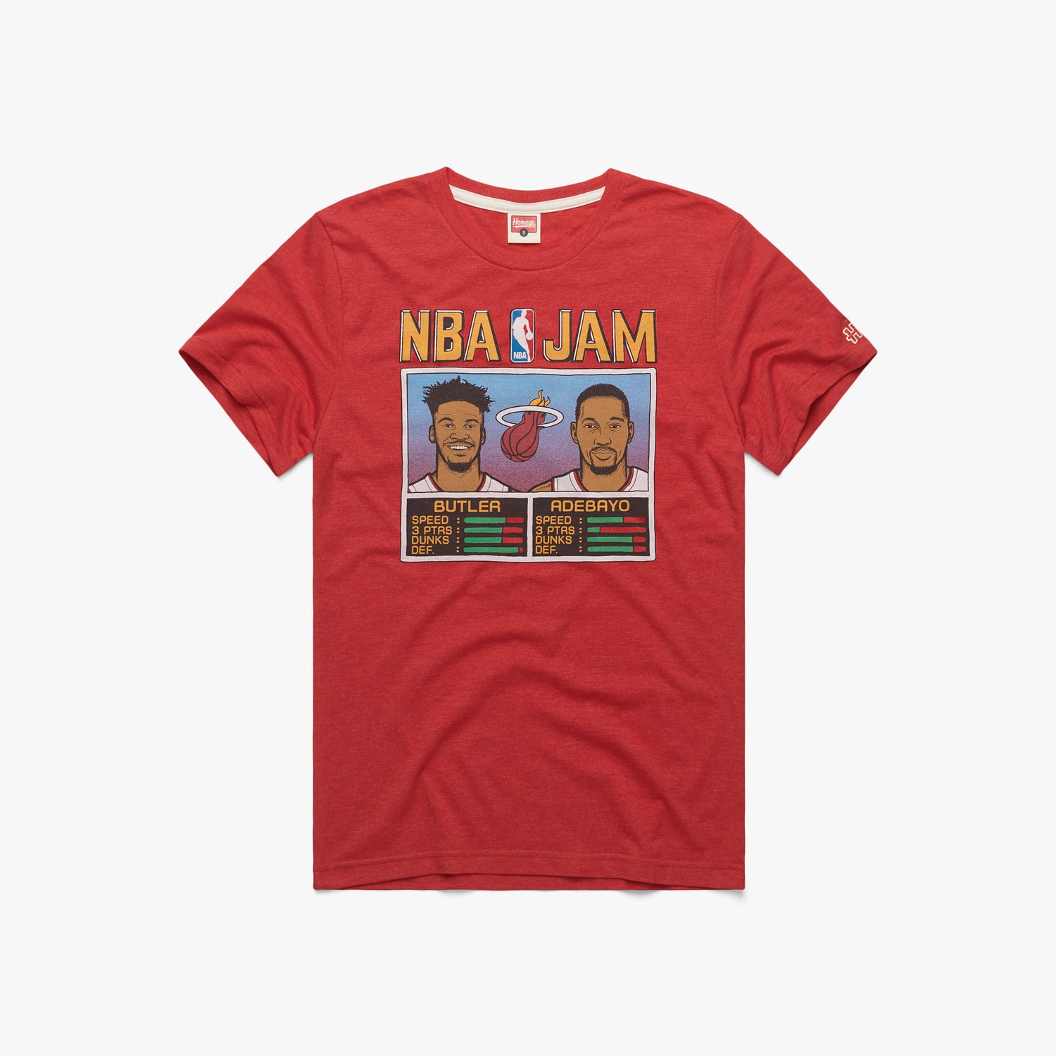 Starter Mens Miami Heat Mesh Embellished T-Shirt