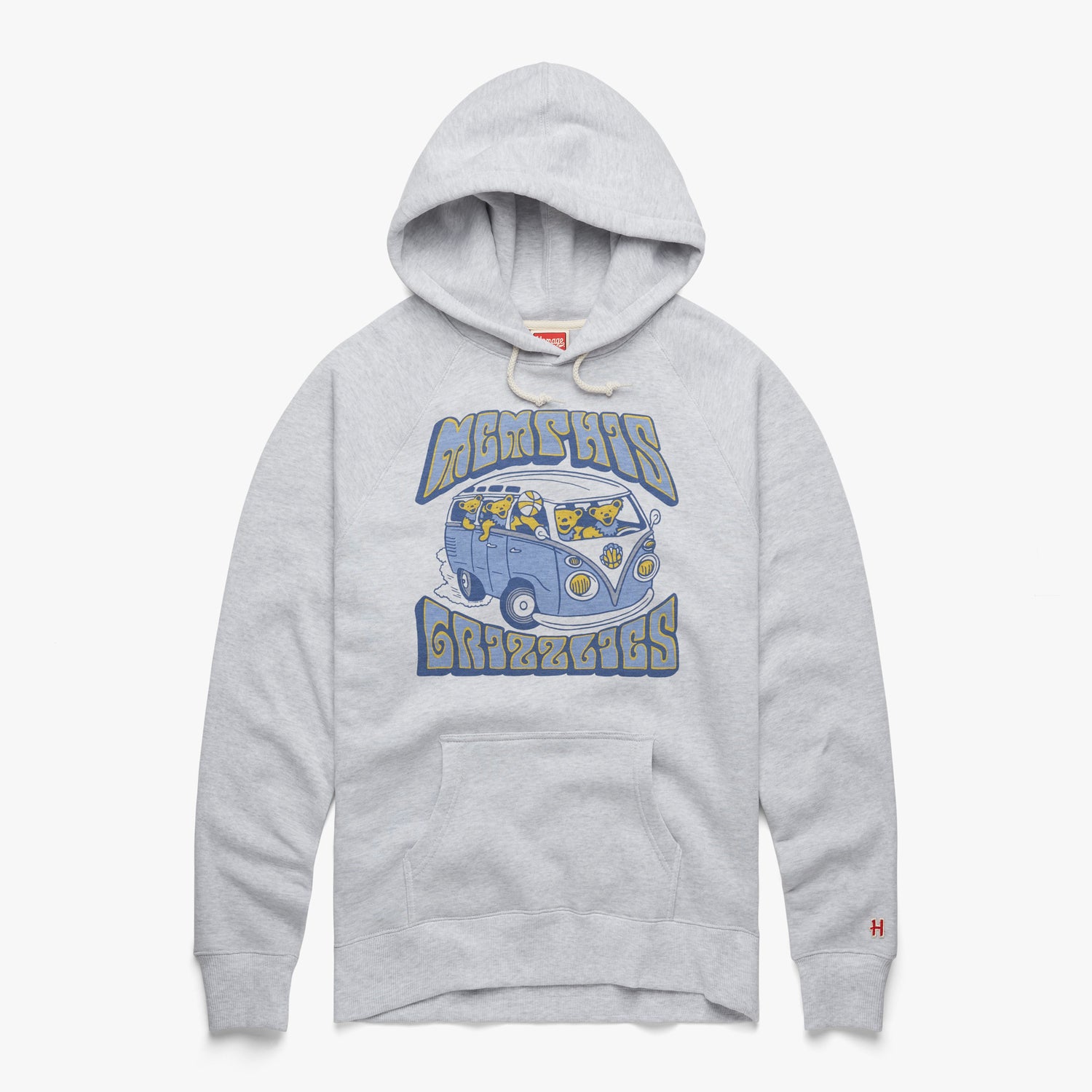 New York Yankees Hoodie from Homage. | Ash | Vintage Apparel from Homage.