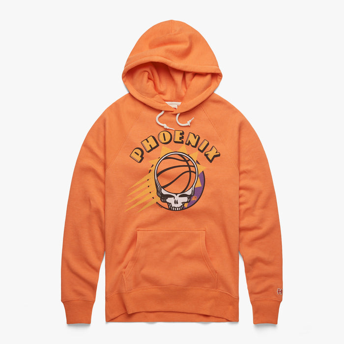 Unisex Homage Orange Phoenix Suns Team Mascot Tri-Blend T-Shirt Size: Large