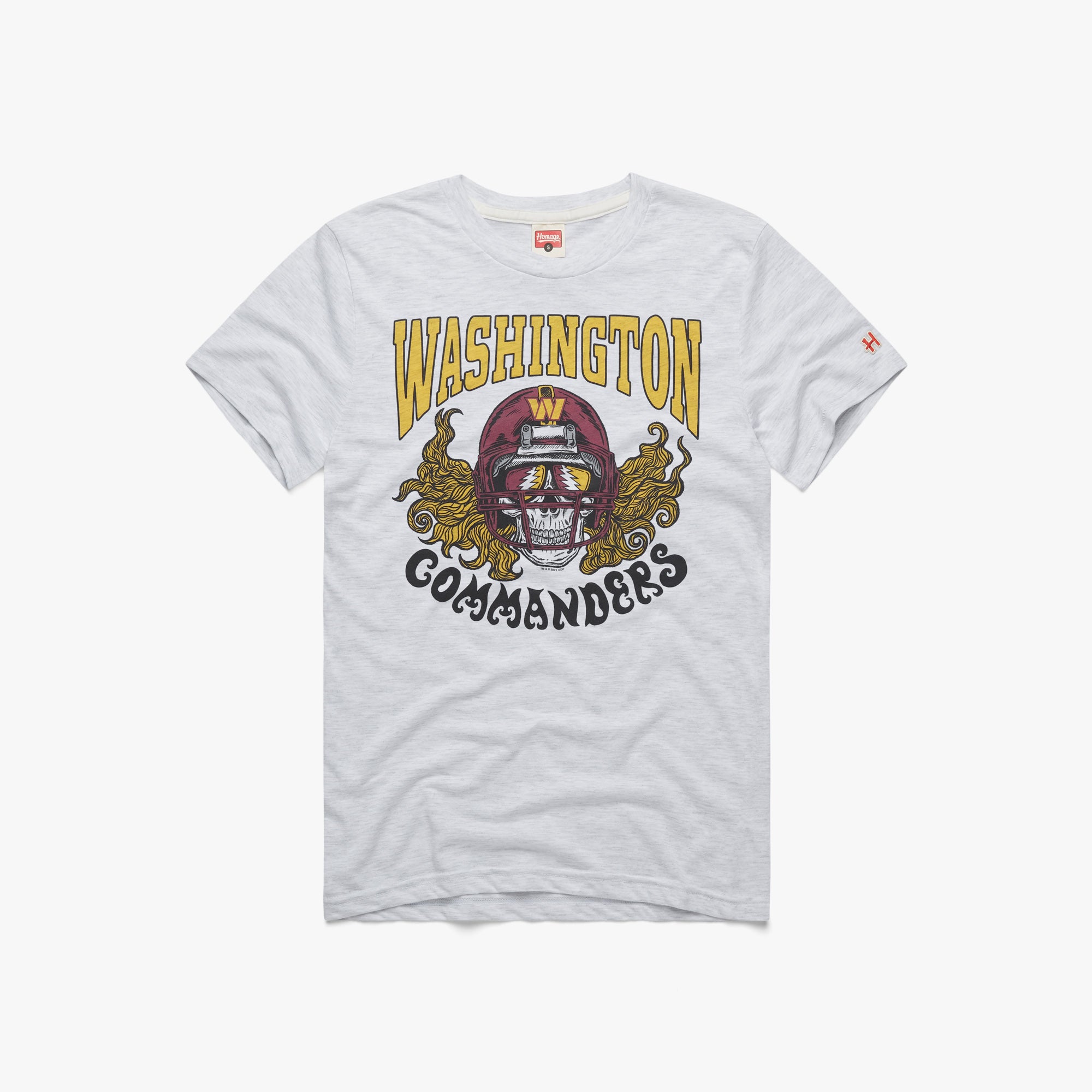 NFL x Grateful Dead x Commanders  Retro Washington Commanders T