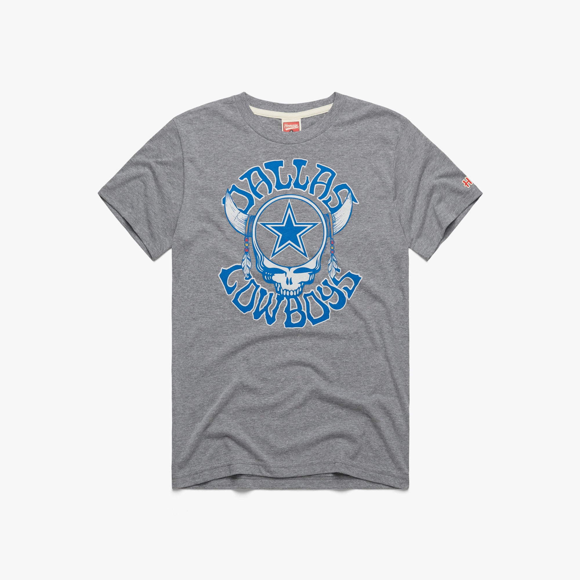 NFL x Grateful Dead x Dallas Cowboys T-Shirt from Homage. | Officially Licensed Vintage NFL Apparel from Homage Pro Shop.