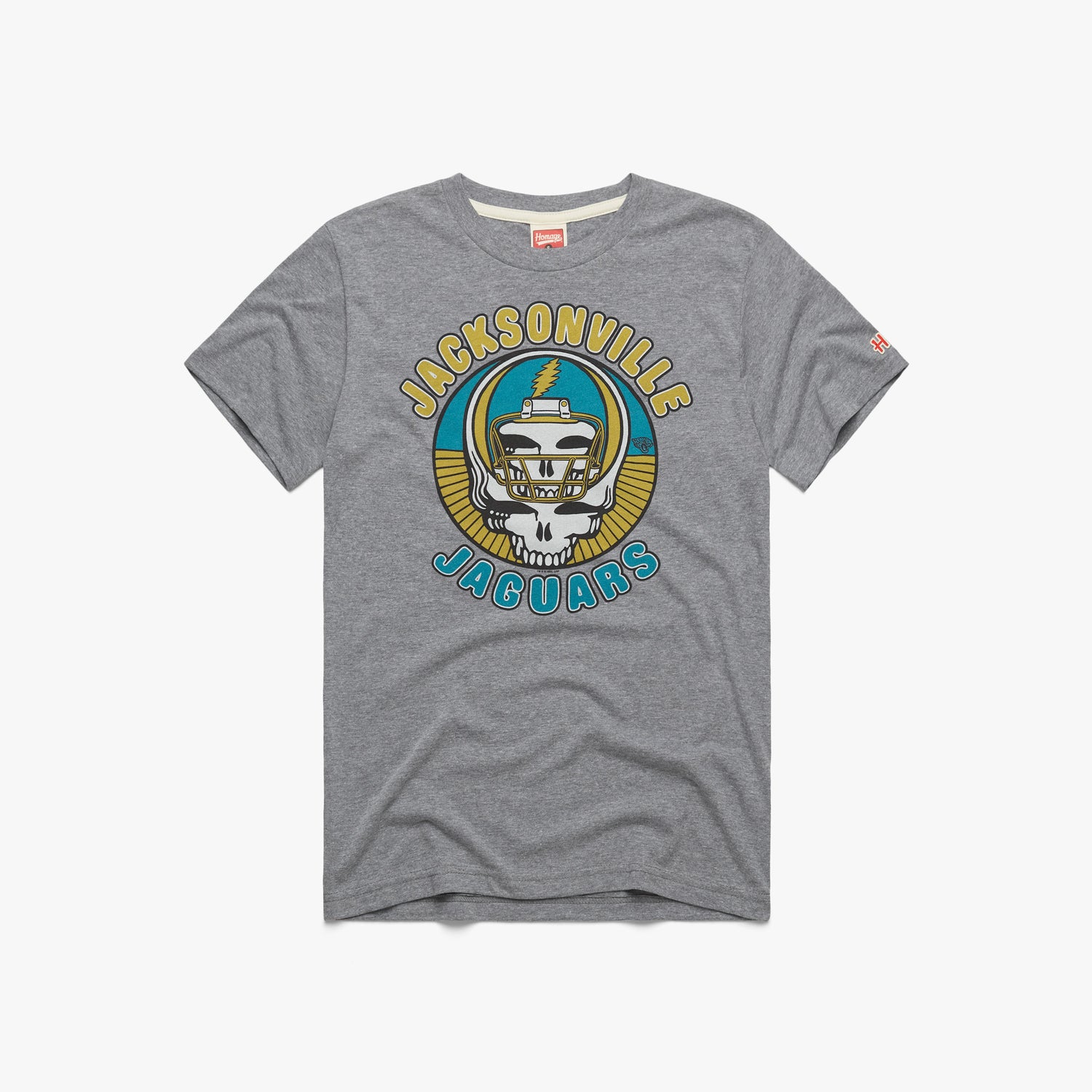 Sunday Retro Jacksonville Jaguars Helmets NFL T-Shirt - Cruel Ball