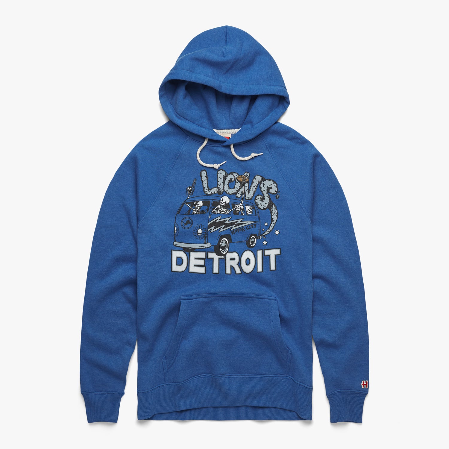 Chicago Cubs Hoodie from Homage. | Royal Blue | Vintage Apparel from Homage.