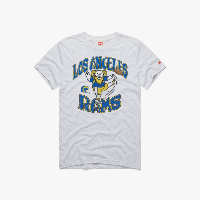 Los Angeles Rams Throwback Helmet  Retro Los Angeles Rams T-Shirt – HOMAGE