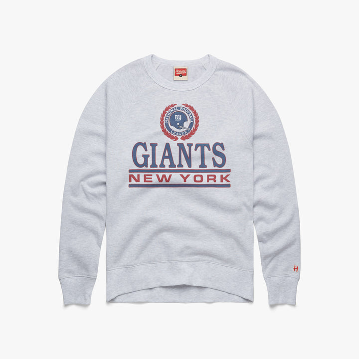 New York Giants Helmet Retro Hoodie from Homage. | Officially Licensed Vintage NFL Apparel from Homage Pro Shop.