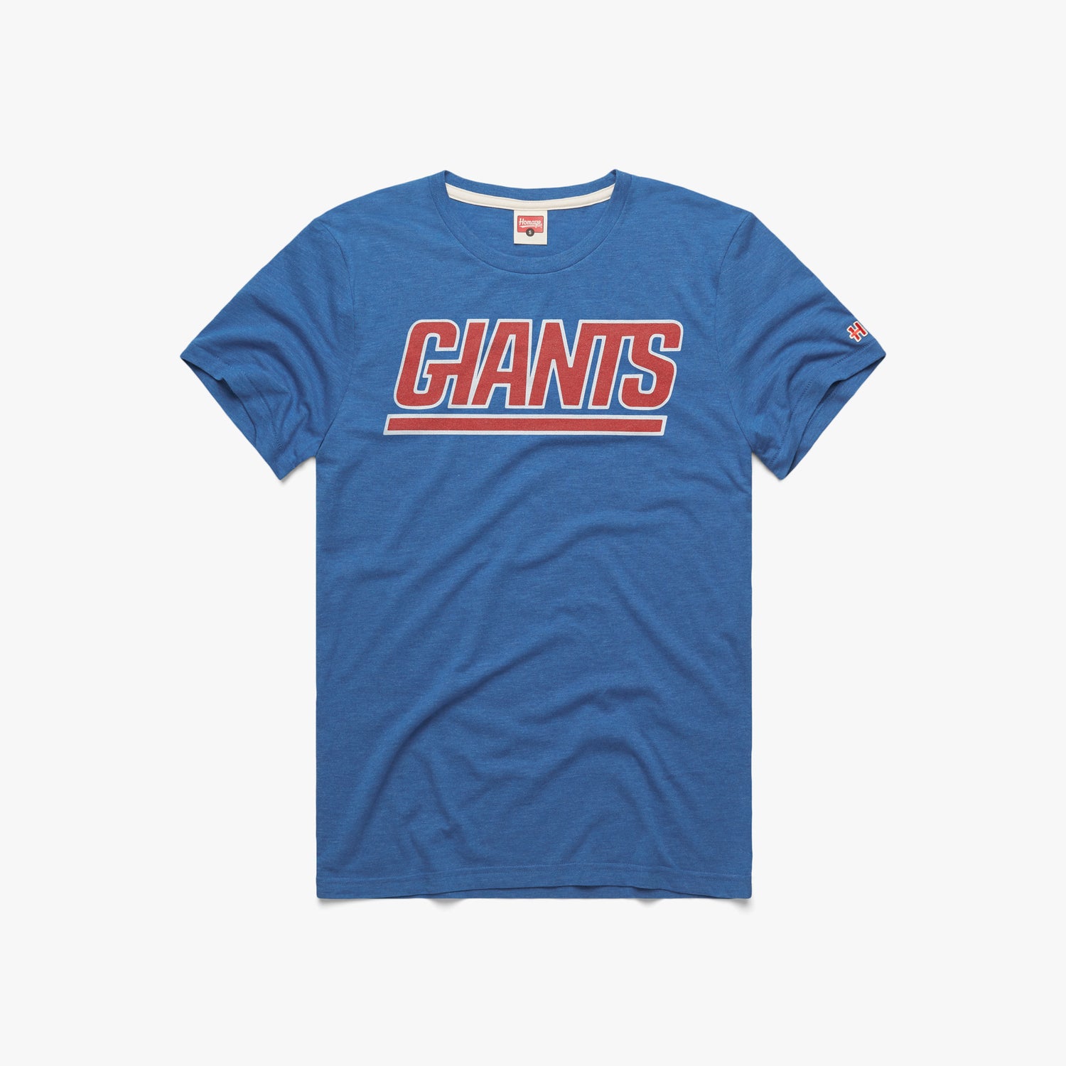 New York Giants '76 T-Shirt from Homage. | Officially Licensed Vintage NFL Apparel from Homage Pro Shop.
