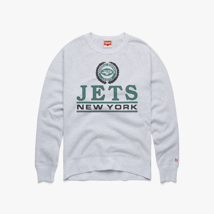 New York Jets Gotham City Football T-Shirt from Homage. | Officially Licensed Vintage NFL Apparel from Homage Pro Shop.