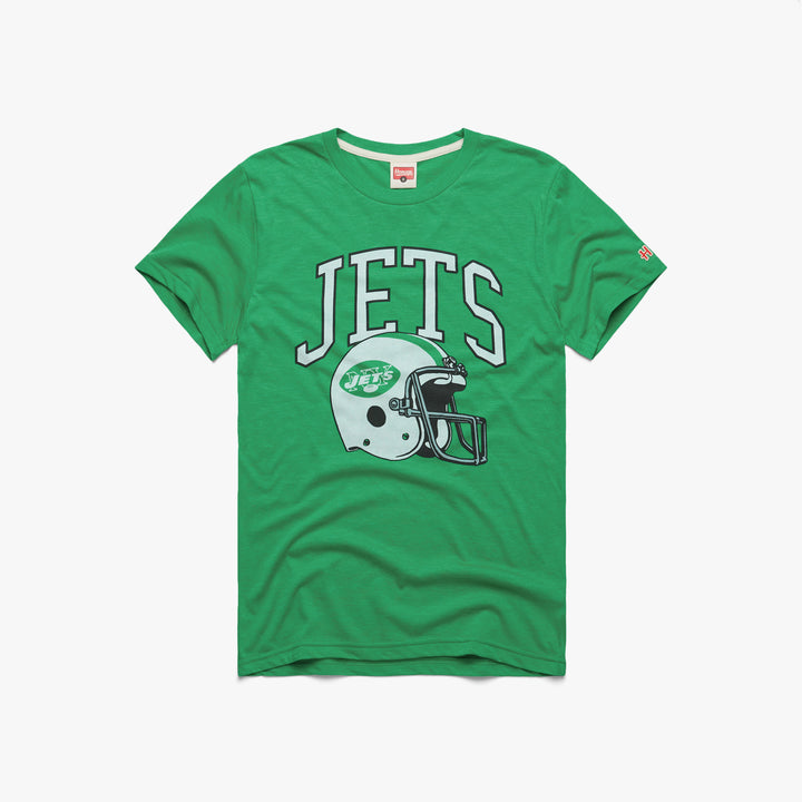 Vintage 80s 90s NY Jets Old Football LogoHelmet T-Shirt Sz M