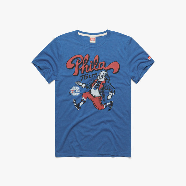 Philadelphia 76ers Ben Franklin | Men's Philadelphia 76ers T-Shirt – HOMAGE