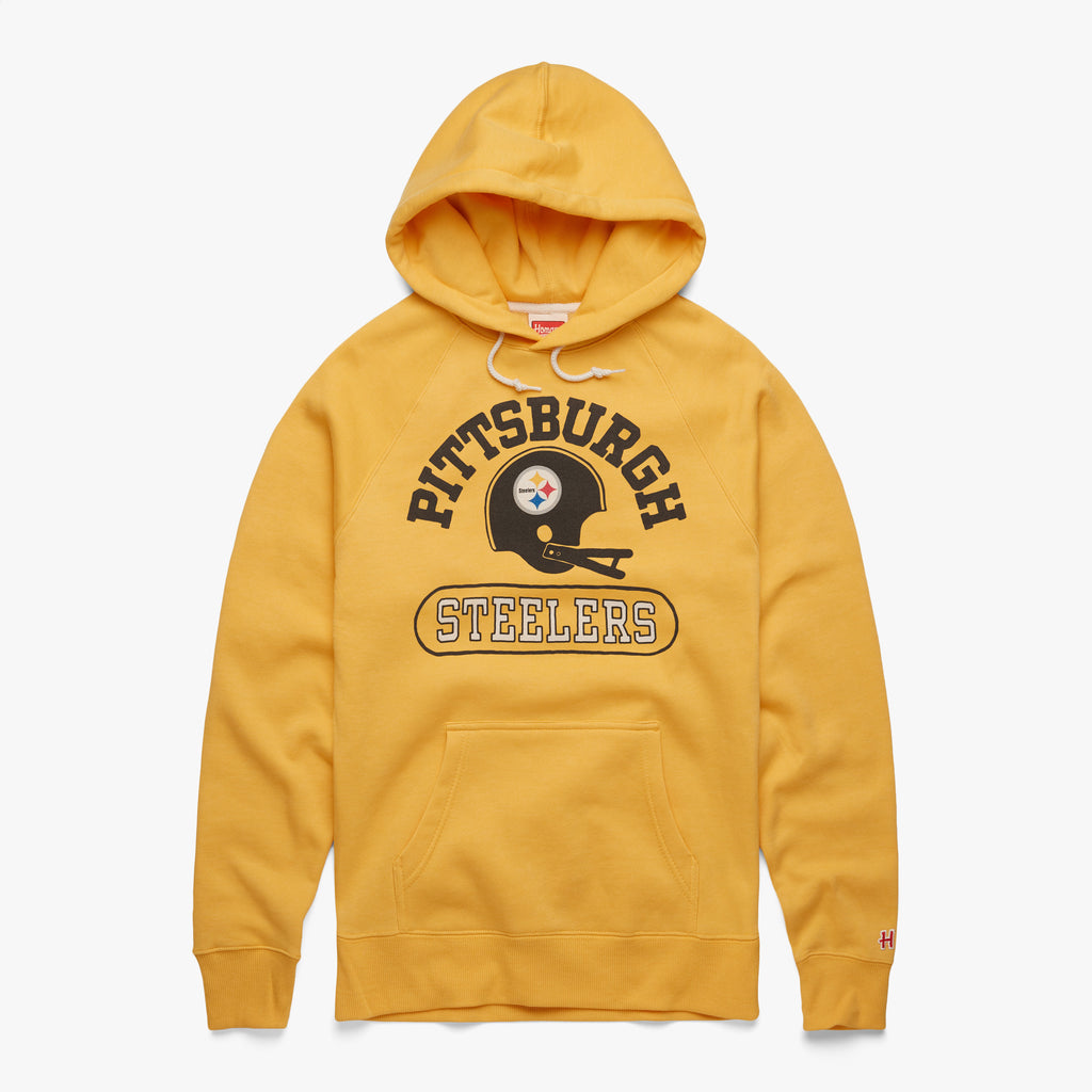 Pittsburgh Steelers Throwback Helmet Hoodie | Retro Steelers Hoodie ...