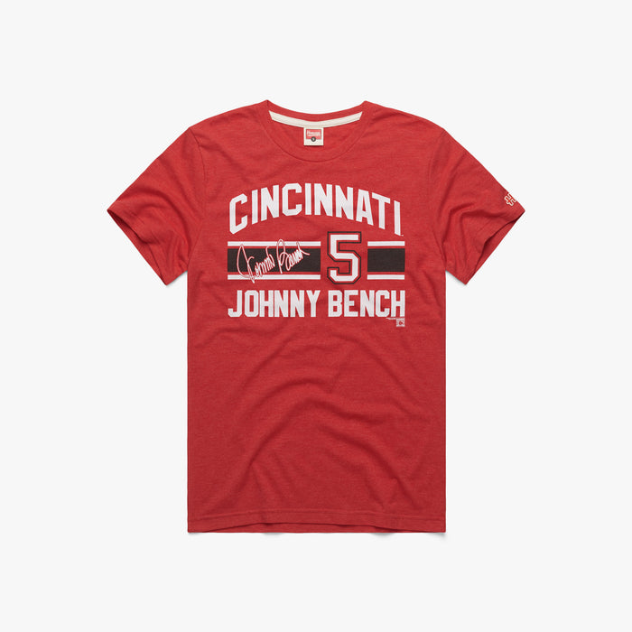 Cleveland Jim Thome Signature Jersey T-Shirt from Homage. | Ash | Vintage Apparel from Homage.