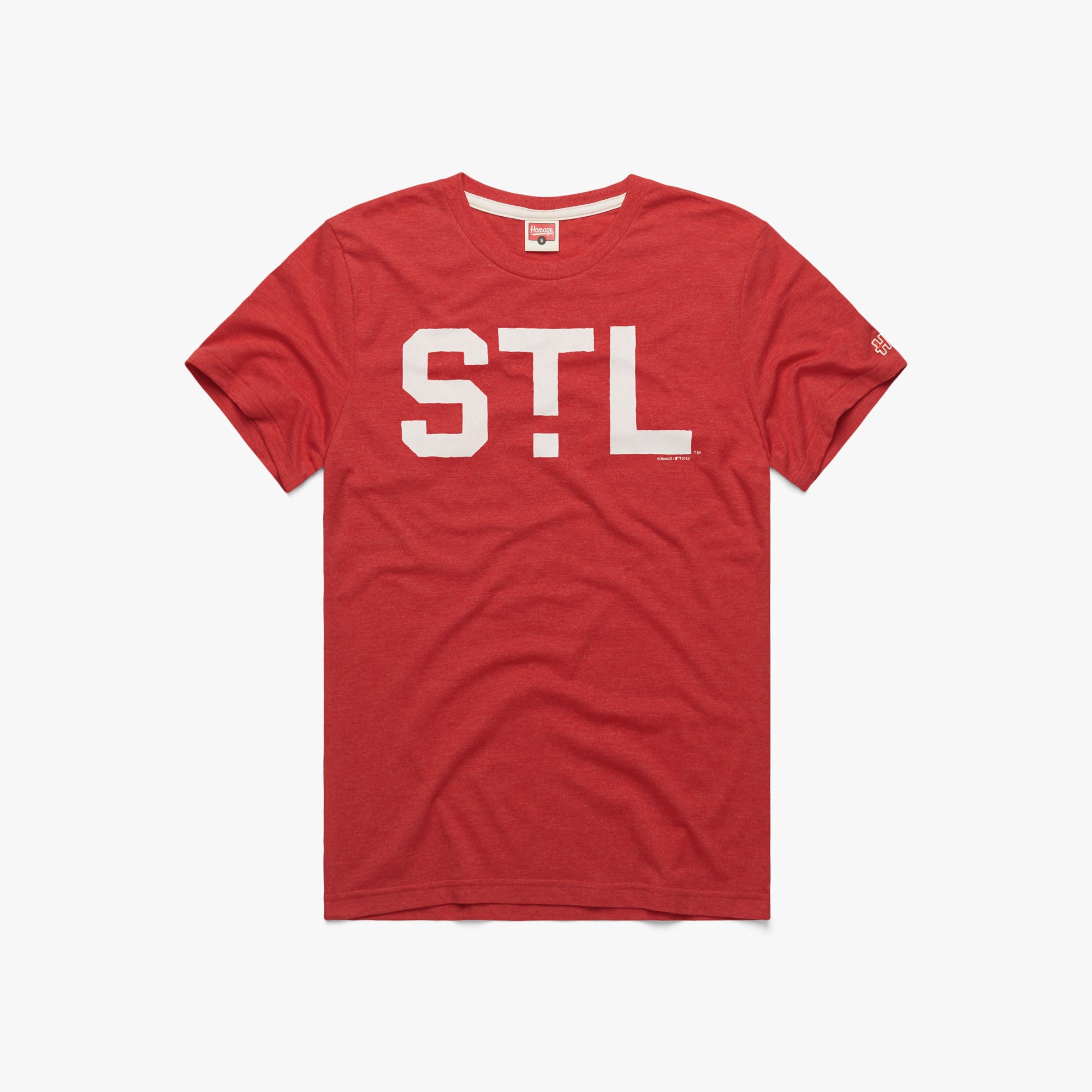 St. Louis Cardinals Jersey Logo Hoodie from Homage. | Red | Vintage Apparel from Homage.