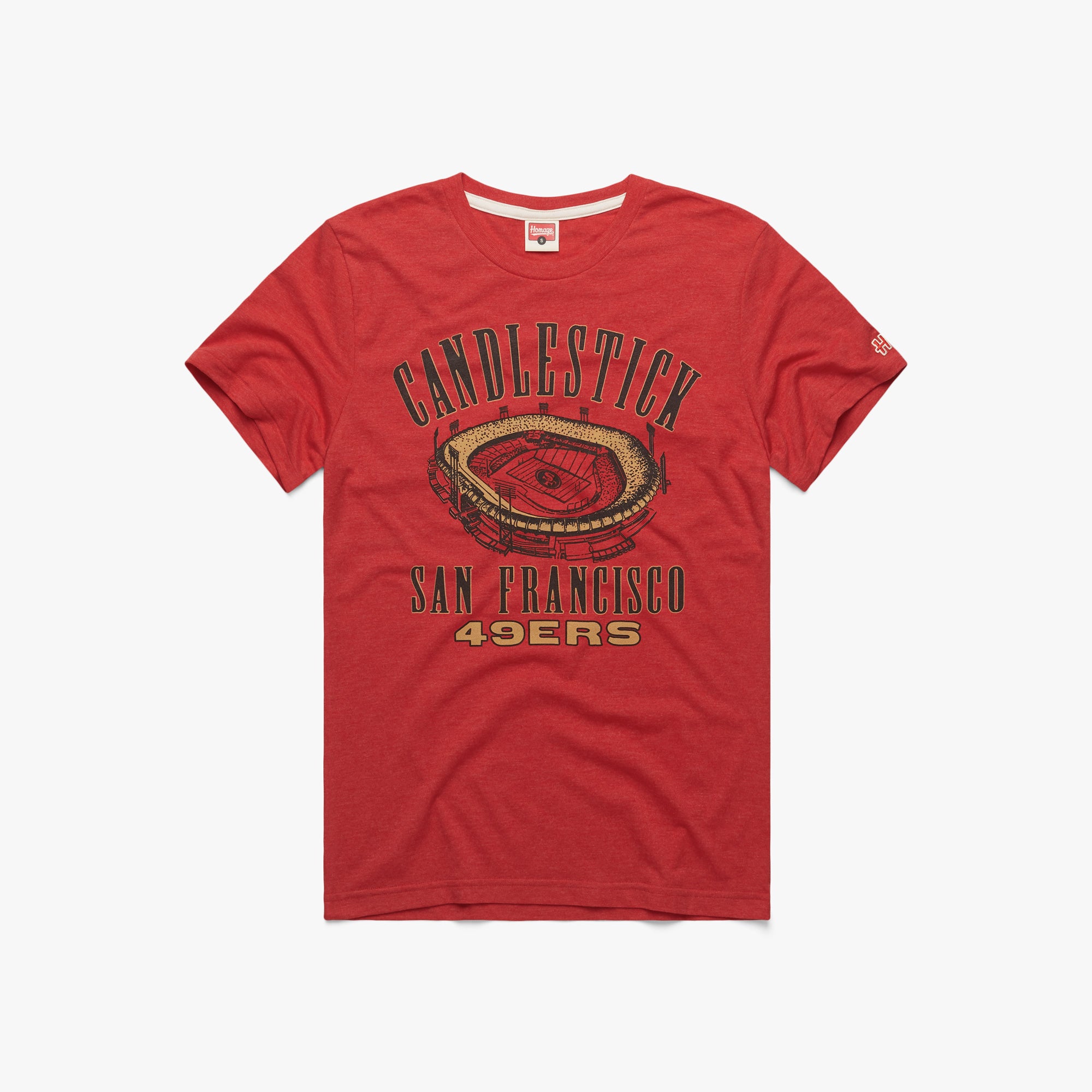 Vintage San Francisco Giants Candlestick Park Art T-Shirt