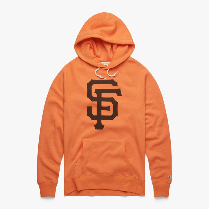 San Francisco Giants Homage Hand-Drawn Logo Tri-Blend Pullover Hoodie -  Orange