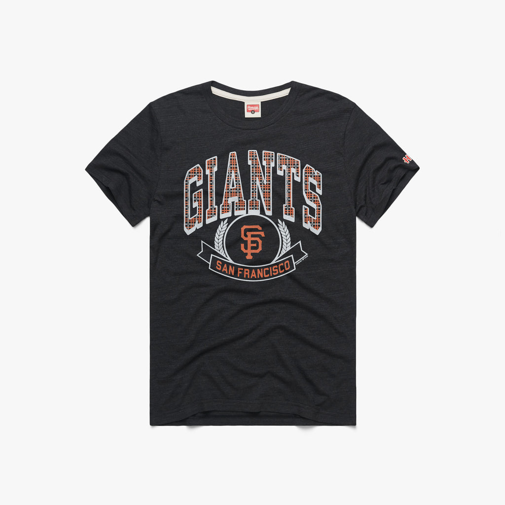 San Francisco Giants Plaid | Retro MLB Logo T-Shirt – HOMAGE