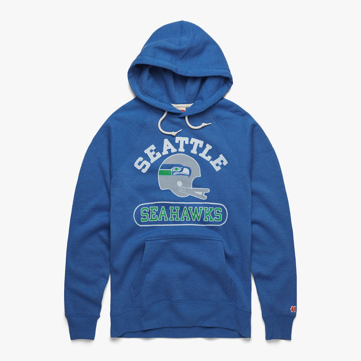 Seattle Seahawks Helmet Retro Hoodie  Retro Seattle Seahawks Hoodie –  HOMAGE