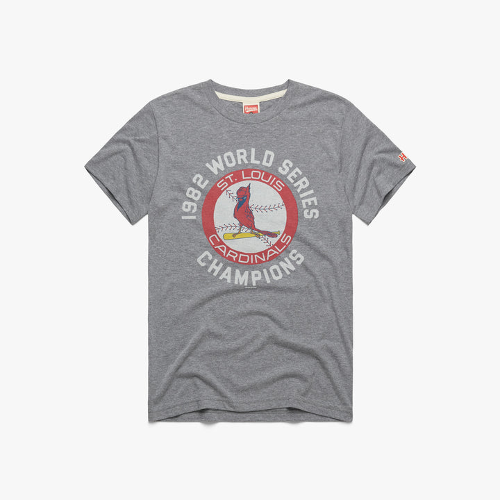 Vintage 80s St. Louis Cardinals 1982 World Series Raglan 