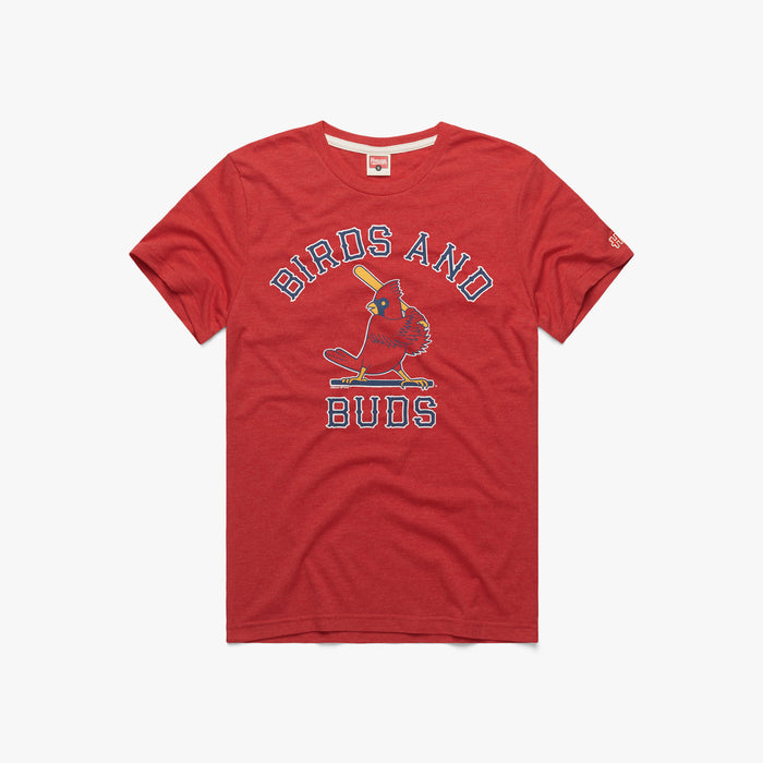 Goat Vintage Men's Upcycled St. Louis Cardinals T-Shirt in Red - Size Medium