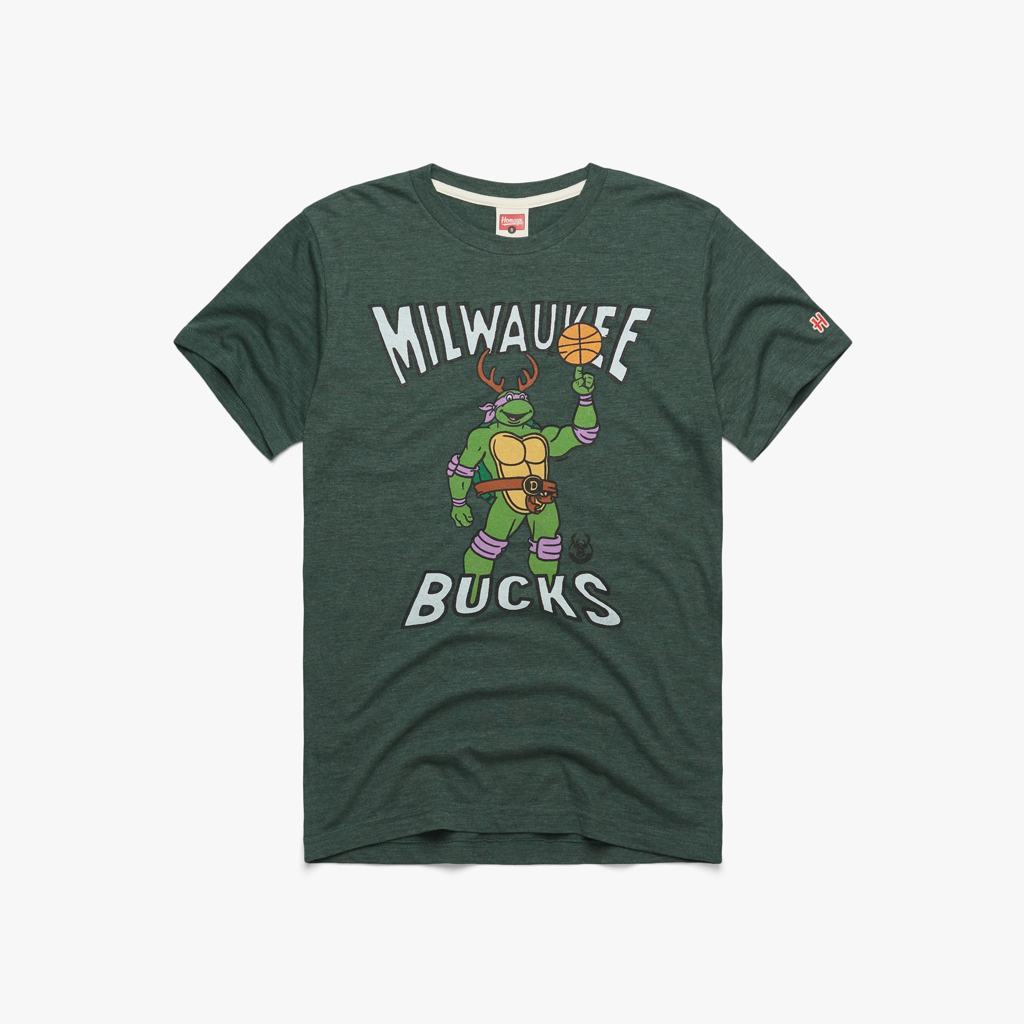 Milwaukee Bucks Homage NBA Teenage Mutant Ninja Turtles Shirt -  High-Quality Printed Brand