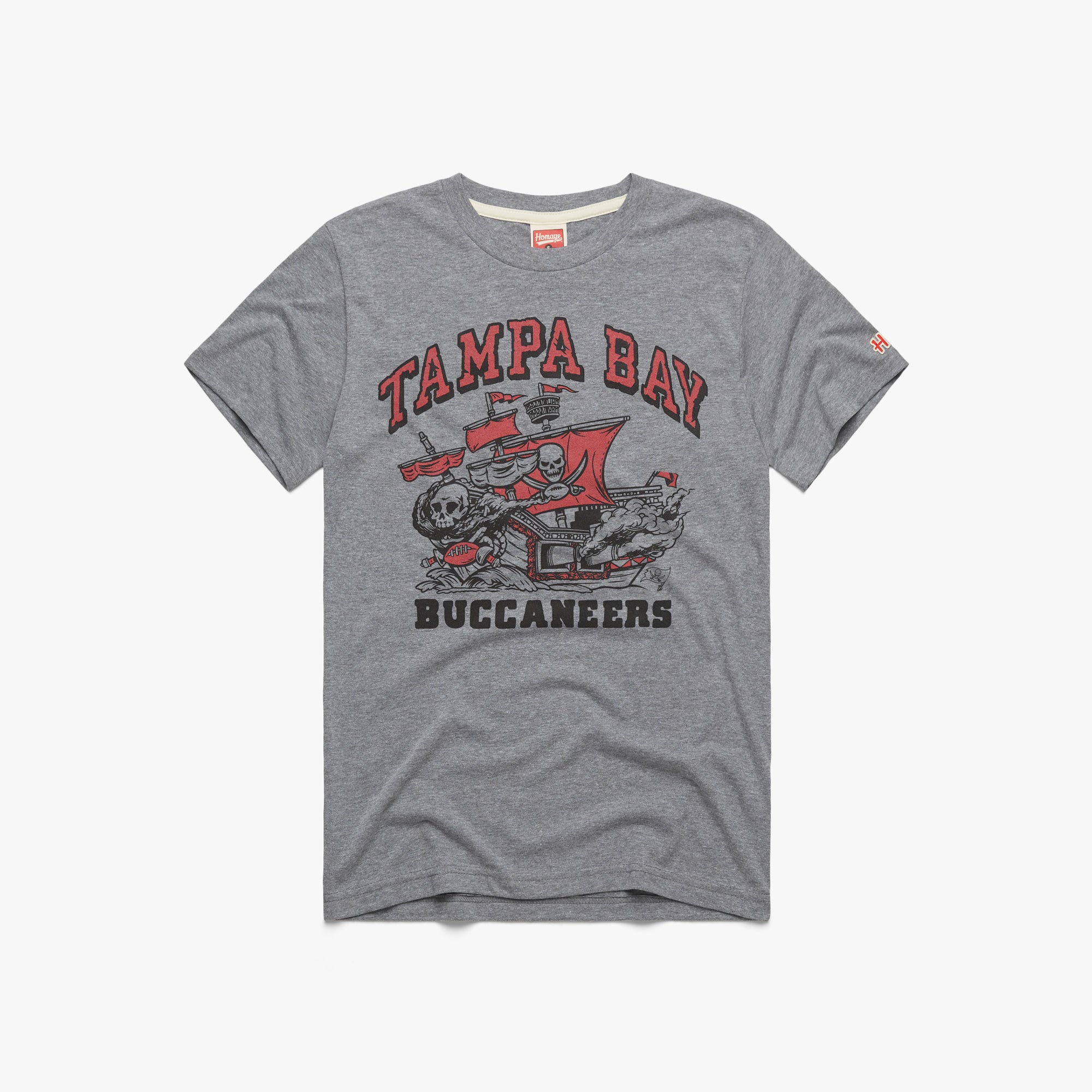 Vintage Buccaneers and a Shipwrecked Pirate Ship T-Shirt