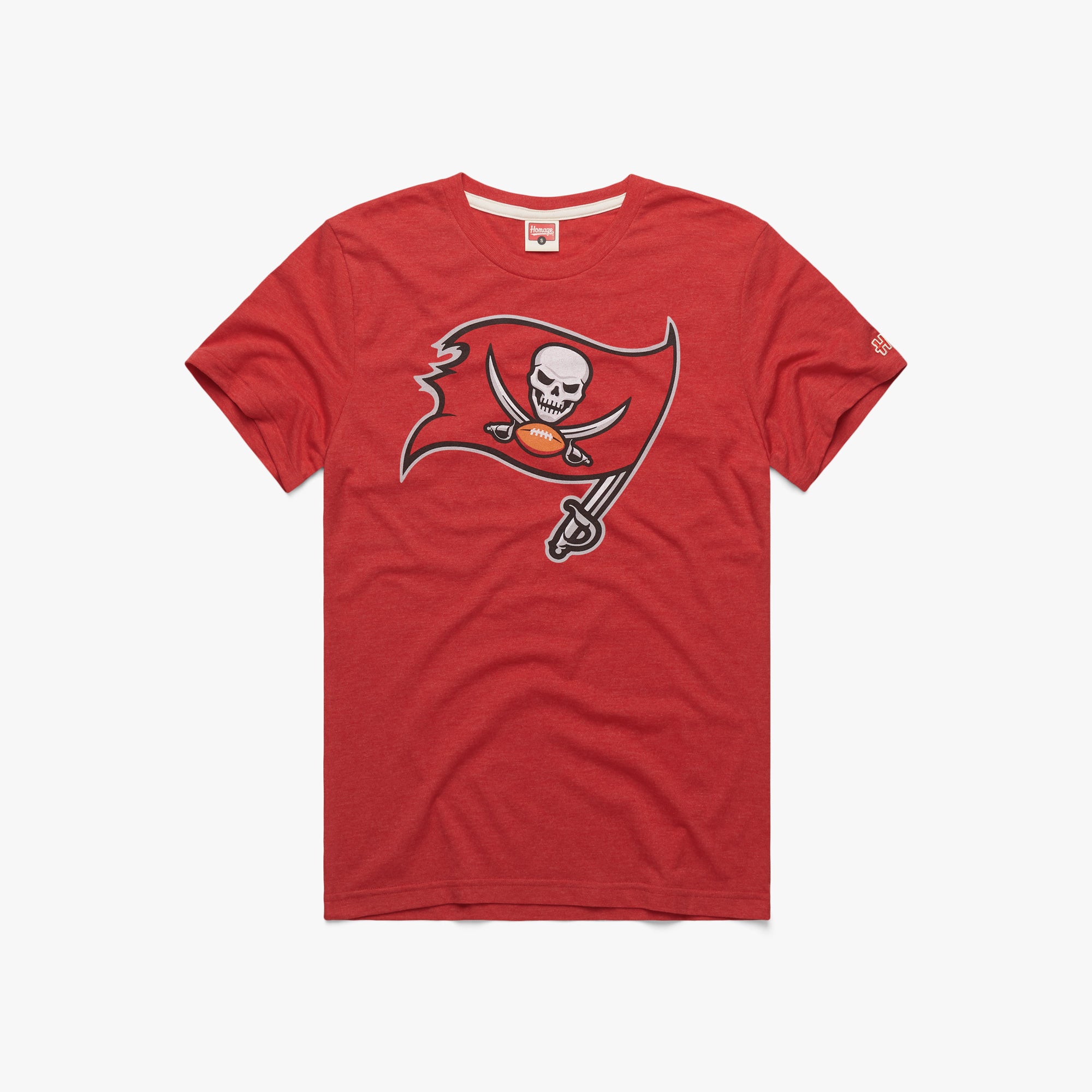 Tampa Bay Buccaneers Throwback T-Shirt, Red - Size: M, NFL by New Era