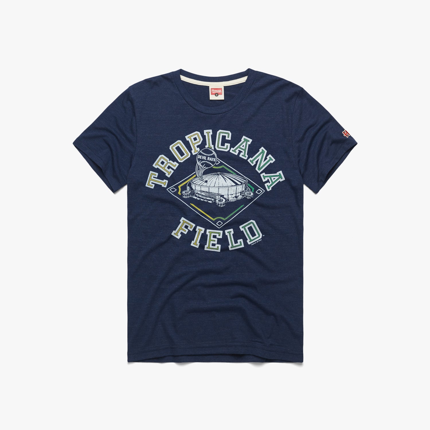 Tampa Bay Rays Tropicana – Field T-Shirt HOMAGE Men\'s | Rays Retro