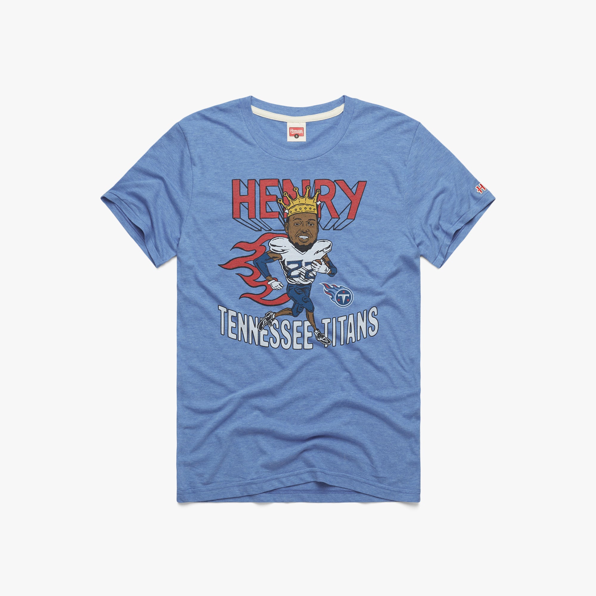 NFL Blitz Titans Derrick Henry  Retro Tennessee Titans T-Shirt – HOMAGE