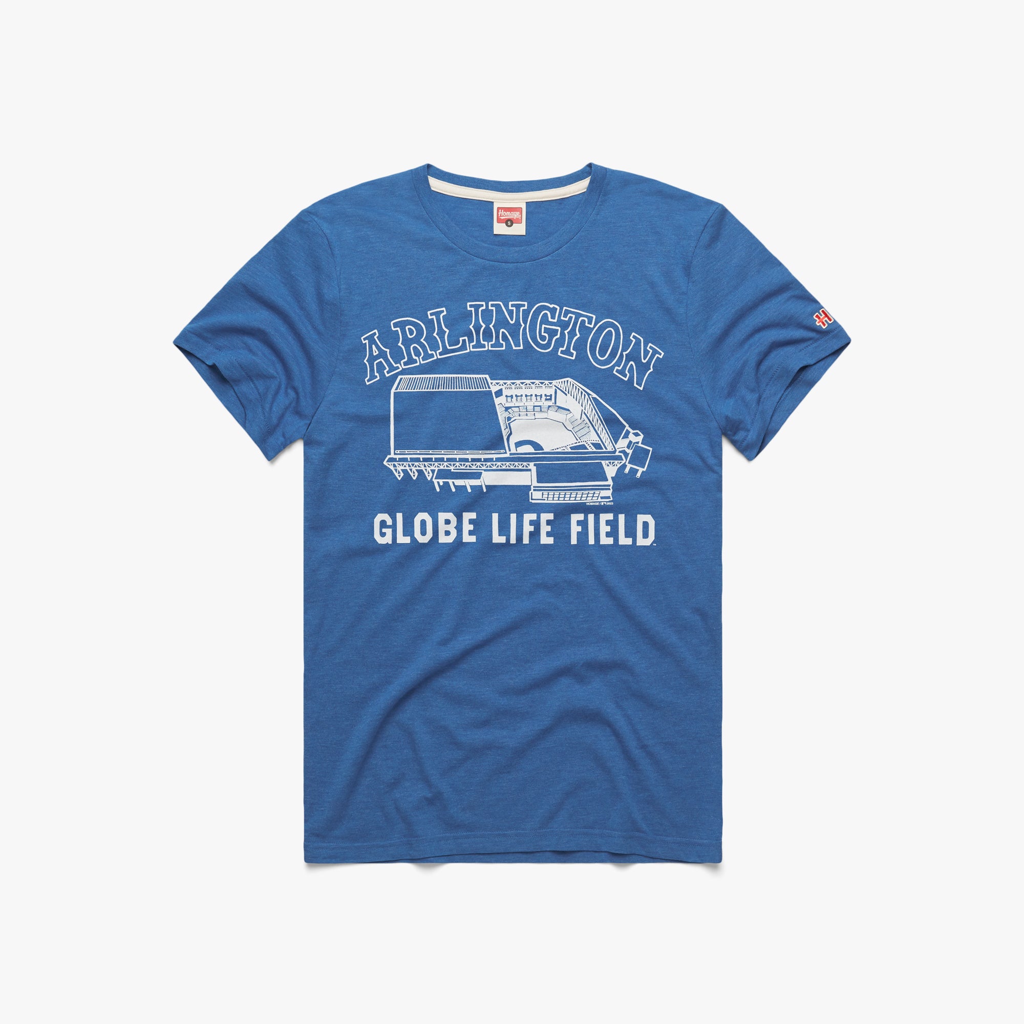 Texas Rangers - Globe Life Field (Red) Team Colors T-shirt