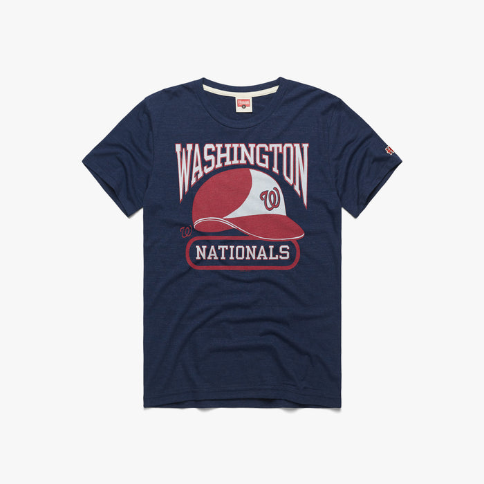 Washington Nationals Park T-Shirt from Homage. | Navy | Vintage Apparel from Homage.