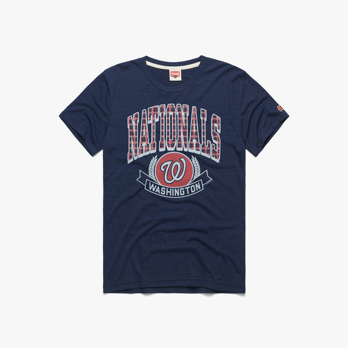Washington Nationals Park T-Shirt from Homage. | Navy | Vintage Apparel from Homage.