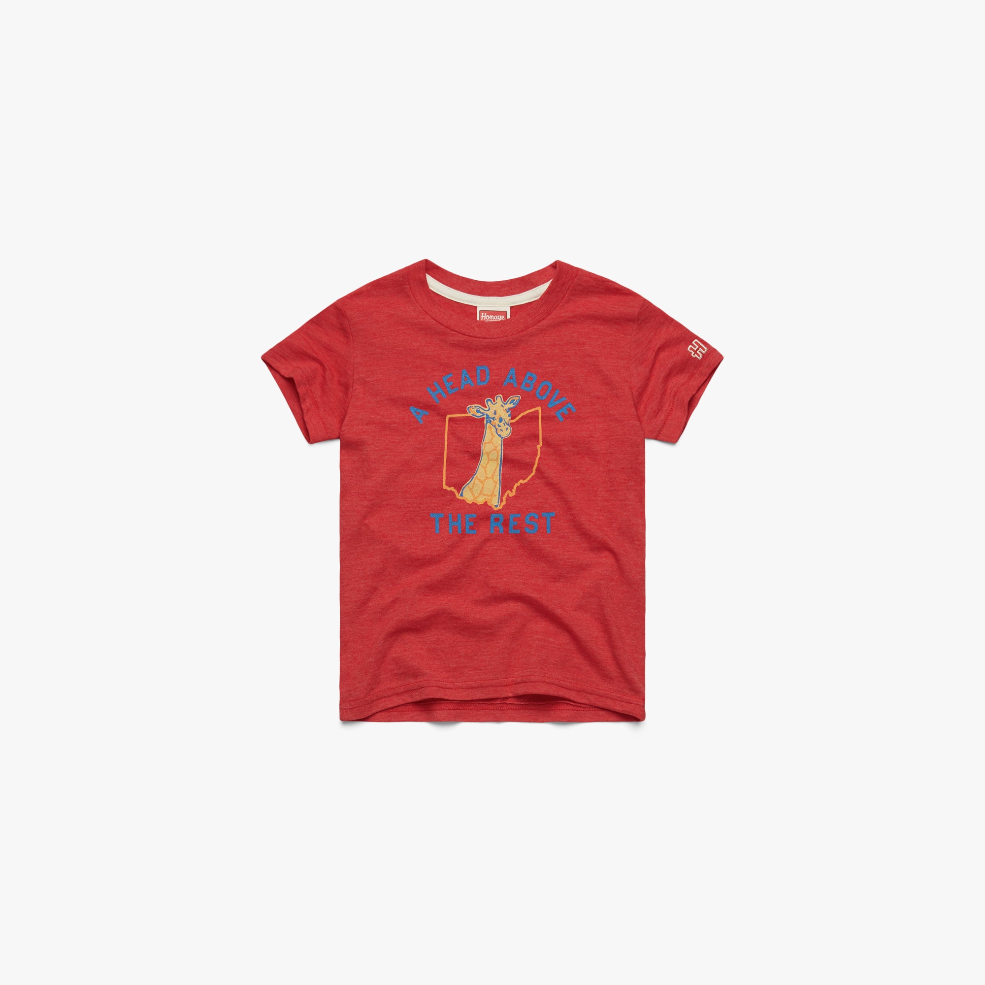 Youth A Head Above The Rest | Kids Retro Ohio State Giraffe T-Shirt ...