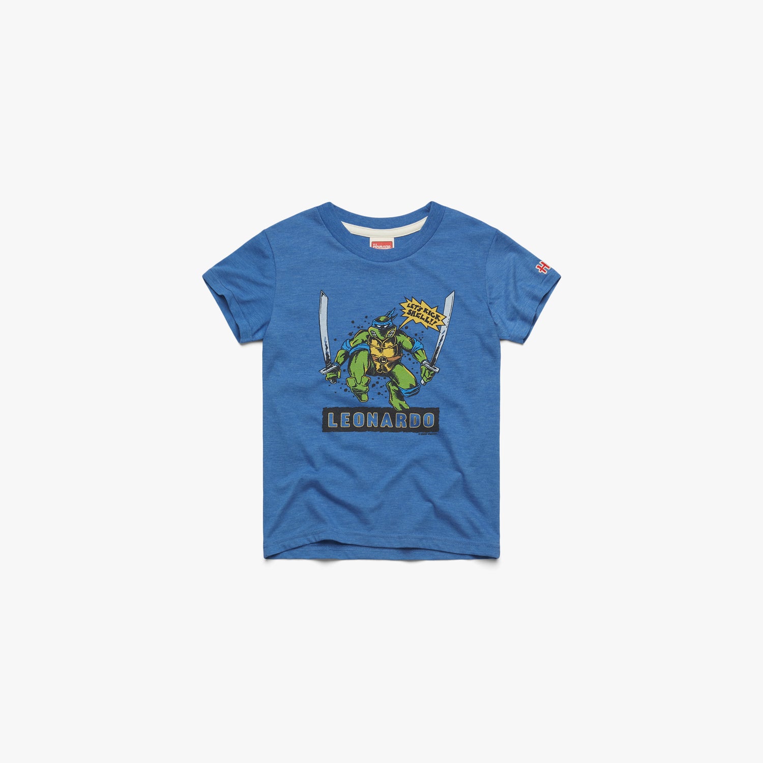 Spurs x Teenage Mutant Ninja Turtles Kids Blue Team Tee, Size 13