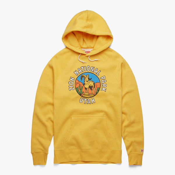 Zion National Park Hoodie | Retro Zion Hooded Sweatshirt – HOMAGE